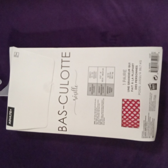 Party city red tights. Nwt! - Picture 2 of 3